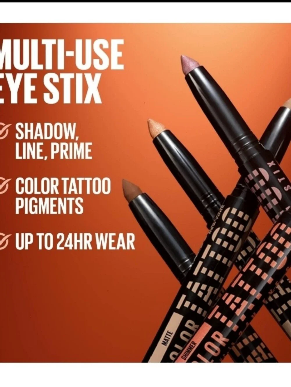 Maybelline Color Tattoo Multi-Use Eye Stix & Maybelline Eyeliner Bundle NEW!